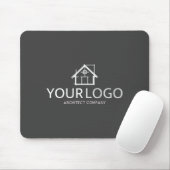 Architekturlogo für das Unternehmensgründungsunter Mousepad (Mit Mouse)