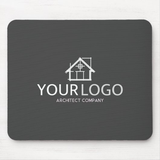Architekturlogo für das Unternehmensgründungsunter Mousepad (Vorne)