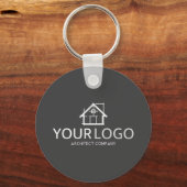 Architekturlogo für das Unternehmensgründungsunter Schlüsselanhänger (Vorderseite)