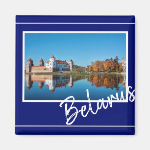 Architekturmagnet Weißrussland Mir Magnet