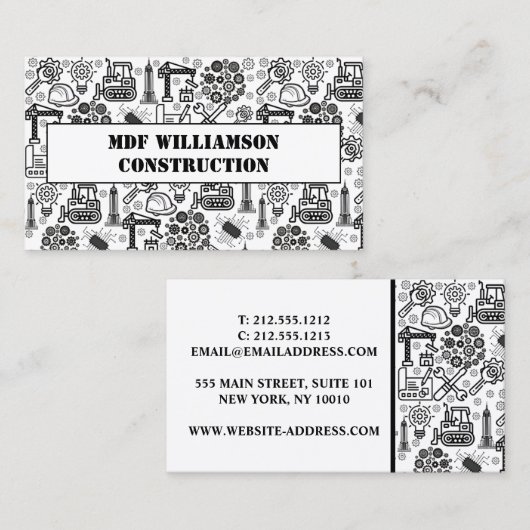 Architekturmodell Visitenkarte (Vorne/Hinten)