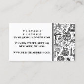 Architekturmodell Visitenkarte (Rückseite)