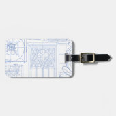 Architekturpläne Gepäckanhänger (Vorderseite horizontal)