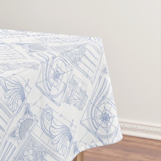 Architekturpläne Tischdecke (Beispiel)