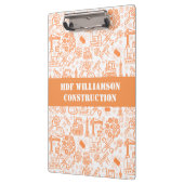 Architekturplaningenieur in weiß und braun klemmbrett (Links)