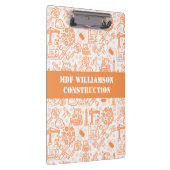 Architekturplaningenieur in weiß und braun klemmbrett (Rechts)