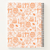 Architekturplaningenieur in weiß und braun notizblock (Rückseite)