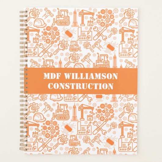 Architekturplaningenieur in weiß und braun planer (Vorderseite)