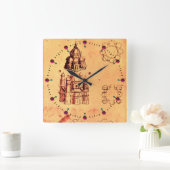 ARCHITEKTURPROJEKT RENAISSANCE, ARCHITEKT QUADRATISCHE WANDUHR (Zuhause)