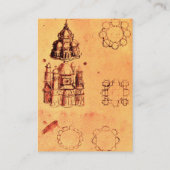 ARCHITEKTURPROJEKT RENAISSANCE, ARCHITEKT VISITENKARTE (Rückseite)