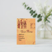 ARCHITEKTURPROJEKT RENAISSANCE, ARCHITEKT VISITENKARTE (Stehend Vorderseite)