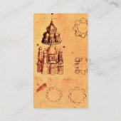 ARCHITEKTURPROJEKT RENAISSANCE, ARCHITEKT VISITENKARTE (Rückseite)