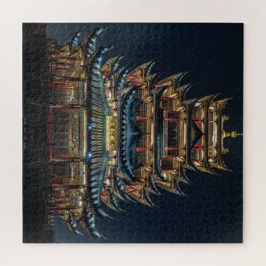 Architektursammlung - Pagoda Puzzle (Horizontal)