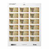 Architektursäule Adressaufkleber (Vorne)