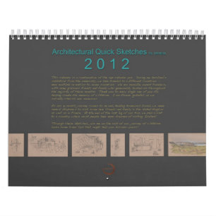Architekturskizze-Kalender 2012 durch Janejira Kalender