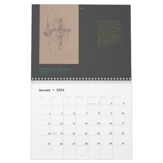 Architekturskizze-Kalender 2012 durch Janejira Kalender (Jan 2026)