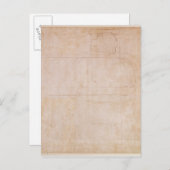 Architekturskizze Postkarte (Vorne/Hinten)