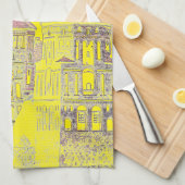 Architekturskizze Weißrussland Mir Geschirrtuch (Viertel Falte)