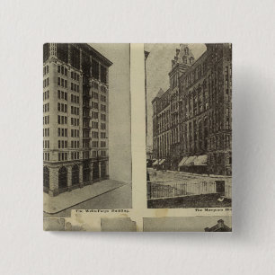 Architektursolidität in Portland, Oregon Button