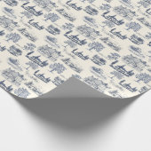 Architekturstadt Geschenkpapier (Ecke)