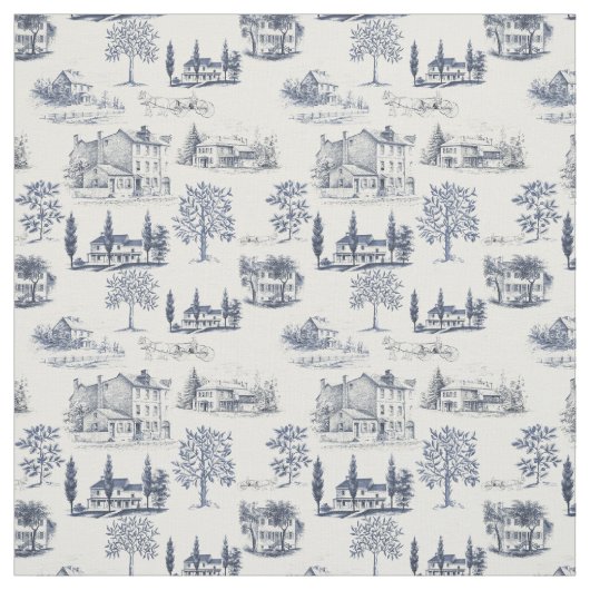 Architekturstadt Stoff (Muster)