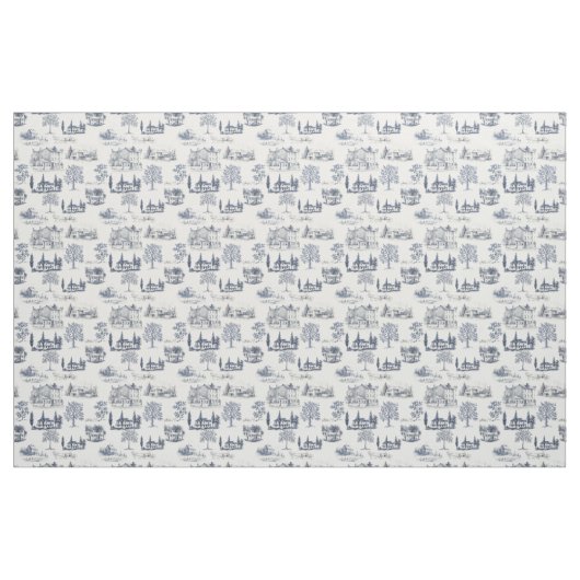 Architekturstadt Stoff (Fat Quarter (45,7 x 55,9 cm))