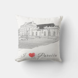 Architekturstation Weißrussland Porechye Parecca Kissen