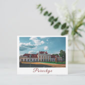 Architekturstation Weißrussland Porechye Parecca Postkarte (Stehend Vorderseite)