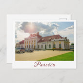 Architekturstation Weißrussland Porechye Parecca Postkarte (Vorne/Hinten)