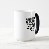 Architekturstudent: kein Schlaf ohne Geld ohne Leb Verwandlungstasse (VorderseiteRechts)