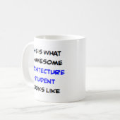 Architekturstudent, phantastisch kaffeetasse (Vorderseite Links)