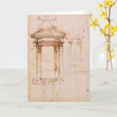 Architekturstudie Karte (Gelbe Blume)