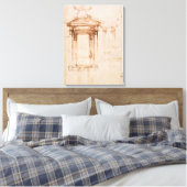 Architekturstudie Leinwanddruck (Insitu (Schlafzimmer))