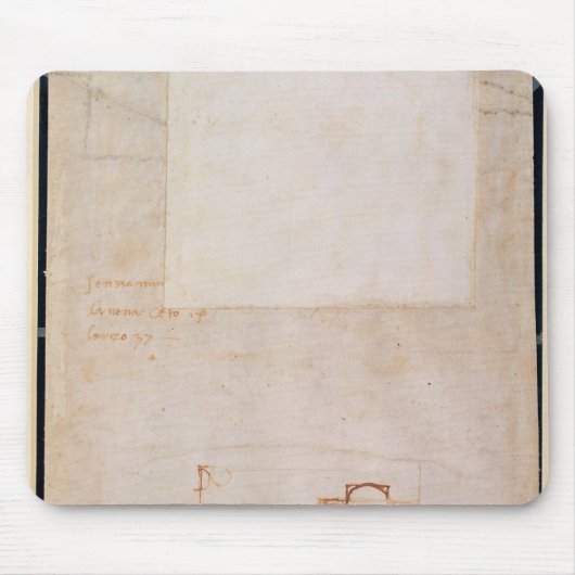 Architekturstudie mit Anmerkungen Mousepad (Vorne)