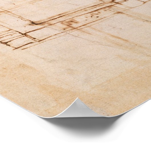 Architekturstudie Poster (Ecke)