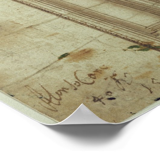 Architekturstudie Poster (Ecke)