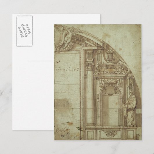 Architekturstudie Postkarte (Vorne/Hinten)