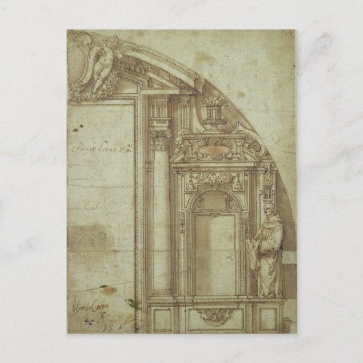 Architekturstudie Postkarte (Vorderseite)