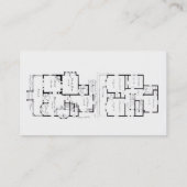 Architekturstudio Visitenkarte (Rückseite)