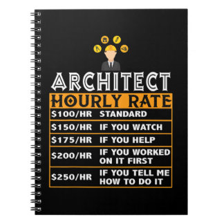 Architekturstundenrente — Funny Job Matching Archi Notizblock