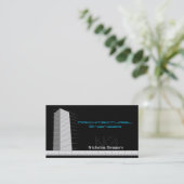 Architekturtechnik-Schwarz-Visitenkarten Visitenkarte (Stehend Vorderseite)
