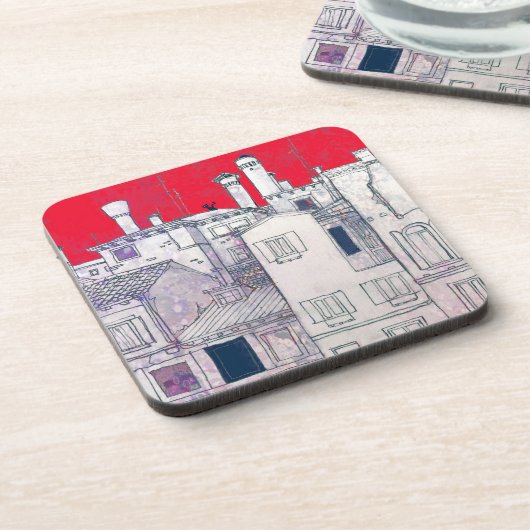 ArchitekturUntersetzer Getränkeuntersetzer (Linke Seite)