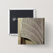Architrave von einem Zugang, roter Sandstein, Button (Vorne & Hinten)