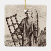 Archiv der Heiligen Heiligen von Saint-Lawrence Keramikornament (Rückseite)