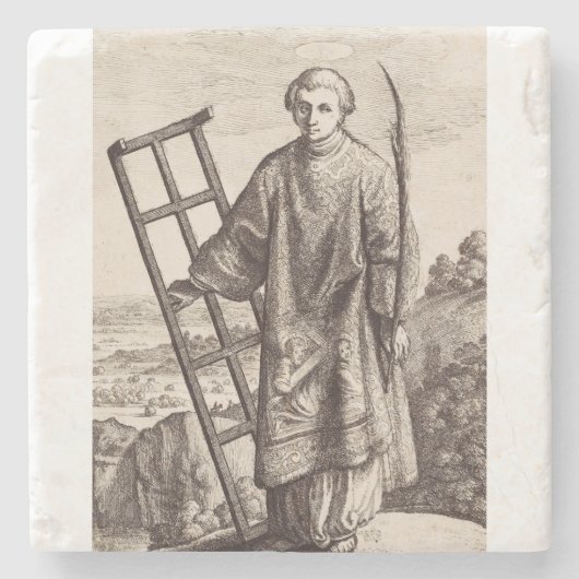 Archiv der Heiligen Heiligen von Saint-Lawrence Steinuntersetzer (Vorderseite)