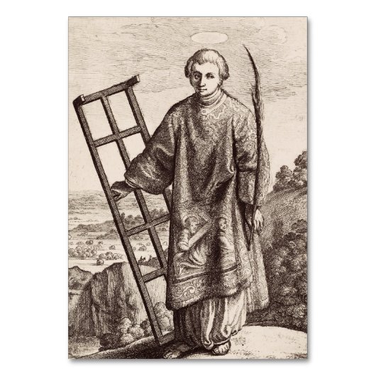 Archiv der Heiligen Heiligen von Saint-Lawrence Tischnummer (Vorderseite)