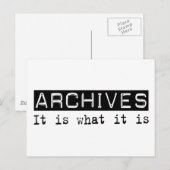 Archiv Postkarte (Vorne/Hinten)