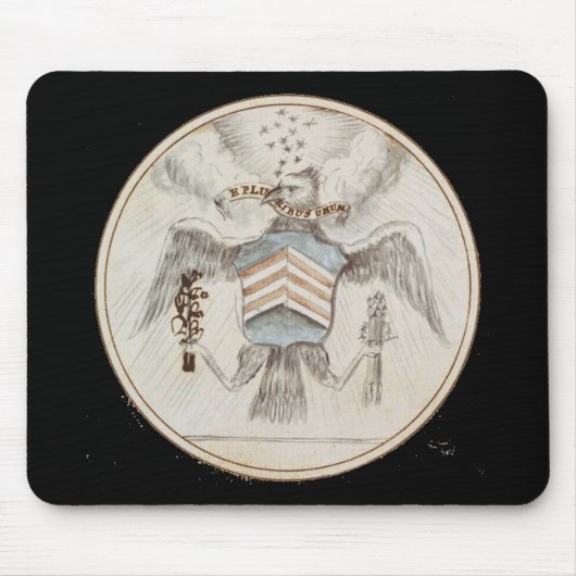 Archiv-PräsidentenSiegel-Skizze Mousepad (Vorne)