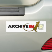 Archiv-Ratte (Version 2) Autoaufkleber (Auf Auto)