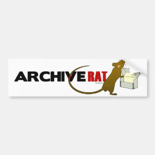 Archiv-Ratte (Version 2) Autoaufkleber
